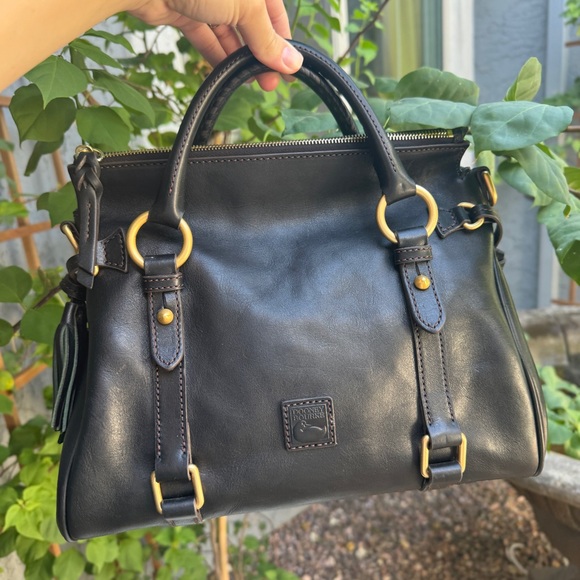 SOLD Dooney & Bourke Leather Florentine Satchel - Picture 2 of 14